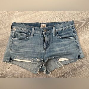 Women's Blue Denim Shorts
